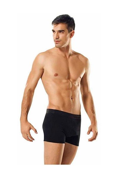 Tutku Ανδρικό μπόξερ 6 τεμαχίων μαύρο Lycra Elastane