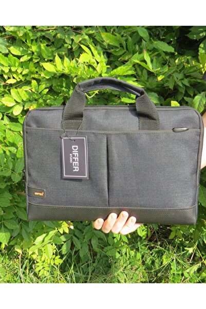 Differ Studio حقيبة كمبيوتر محمول/ماك بوك/نوت بوك/كمبيوتر محمول باللون الأسود مقاس 13.3 بوصة و14 بوصة