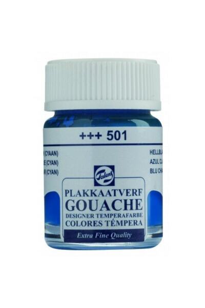 Talens Guaj Boya Tüp 16 ml 501 Light Blue Cyan.