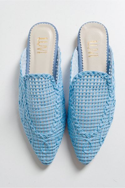 LuviShoes Women's Blue Slippers