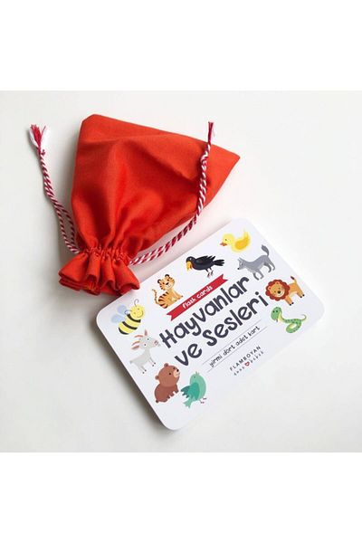 Flamboyan Yayınları Animals and Sounds Themed Card Set