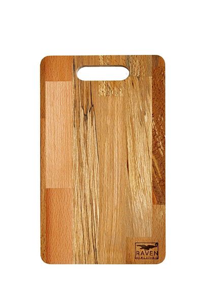 Raven Home Studio Solid Wood Cutting - Presentation Board Cutting Board Natural
