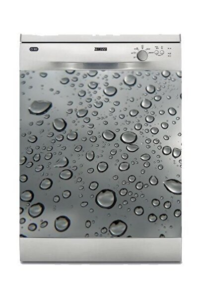 StickerArt Bulaşık Makinesi Sticker Kaplama Beyaz Eşya Kaplama Su Damlaları