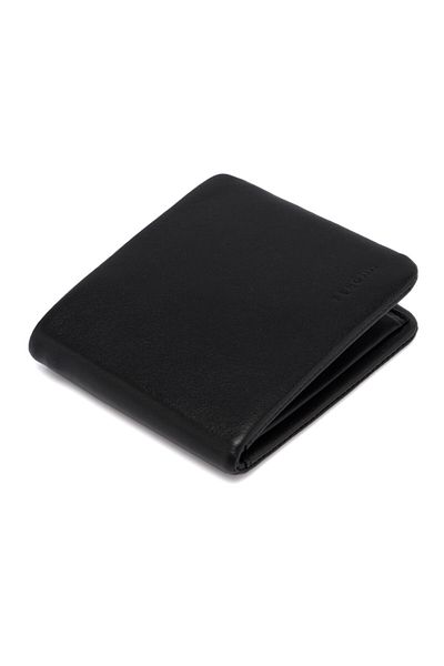 Tergan Black-blue Leather Men's Wallet 01361h39