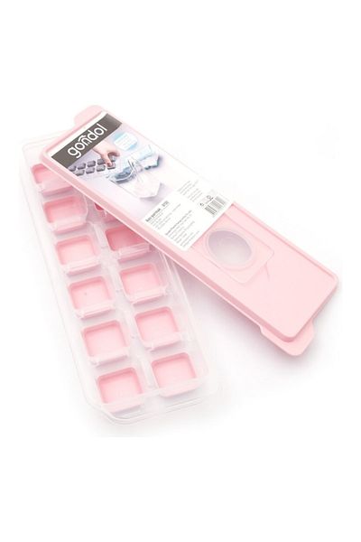 Gondol Covered Silicone 12 Compartment Press Release Ice, Chocolate and Chicken Juice Mold
