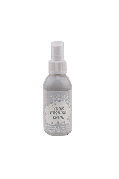 Cadence Fs-1121 Metalik Sprey Kumaş Boyası - Gümüş 1121 100 ml Craft Hobi