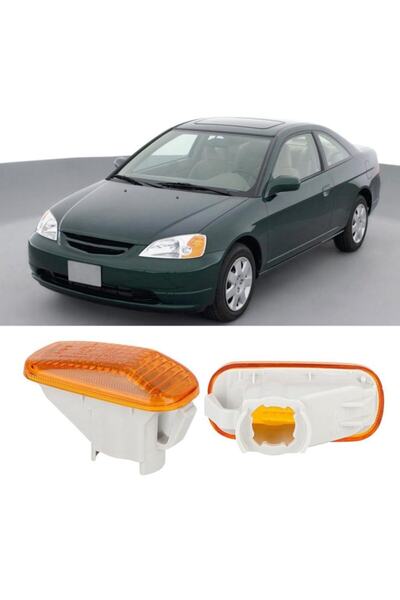 FESAN Honda Civic Sağ + Sol Ön Çamurluk Sinyal Lambası Takım 2002--2005