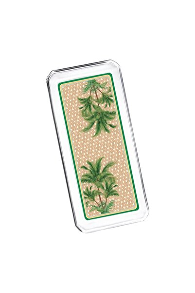VİTELLİ Hazeran Palm Glass Plate