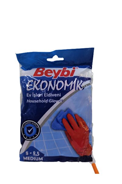 Beybi قفازات اقتصادية للأعمال المنزلية والأطباق 8 8.5 اقتصادية متوسطة 10 قطع