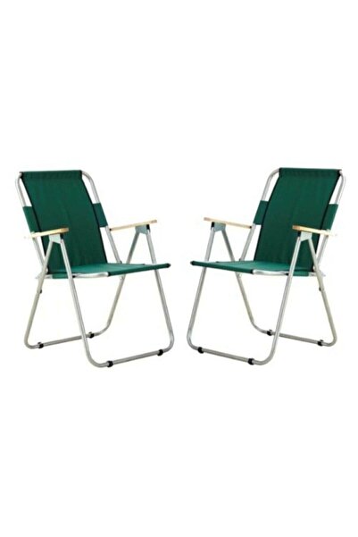 Mocca Style Kamp Sandalyesi Katlanır Ahşap Kollu Kamp Piknik Sandalyesi 2 Li