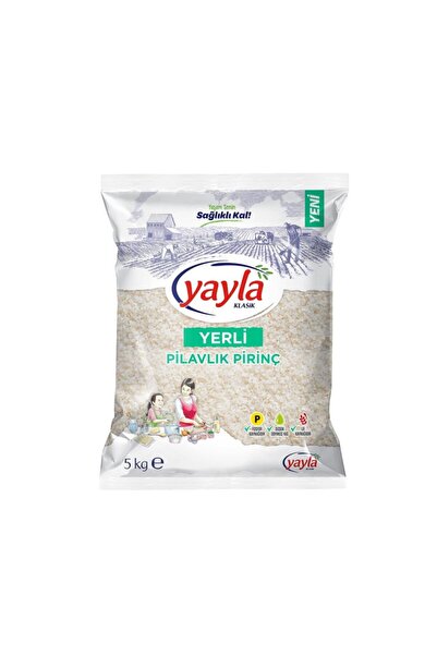 Yayla Yerli Pilavlık Pirinç 5 Kg