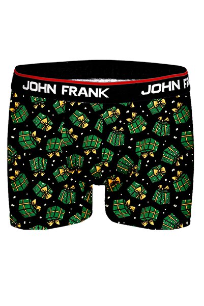 John Frank Erkek Gift Box Desenli Boxer