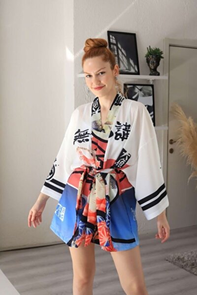 VOLT CLOTHİNG White Collar Kimono