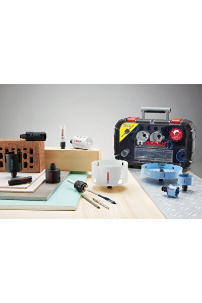 Bosch 11 Parça Delik Açma Testeresi Panç Seti Çantalı