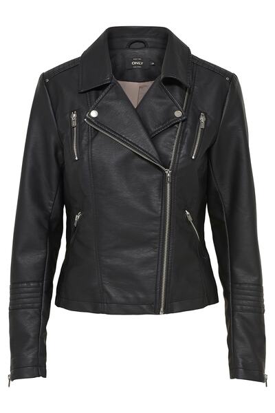 ONLY 15153079 Onlgemma haină din piele sintetică pentru femei Otw Noos pentru motociclist