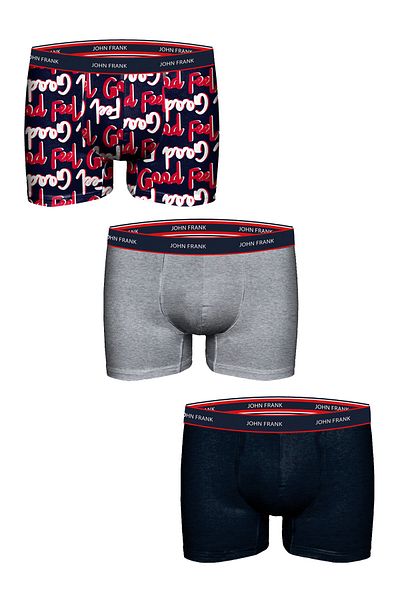 John Frank Feel Good Men's Triple Boxer
