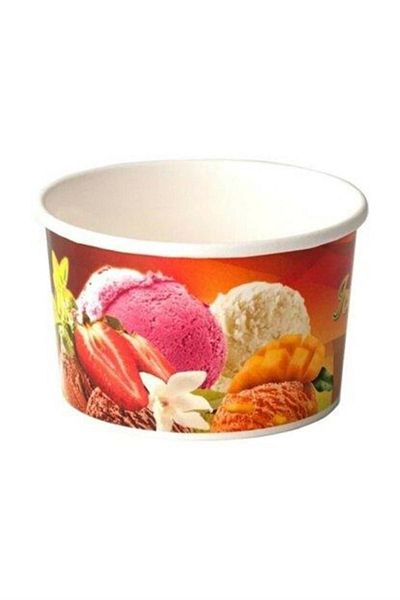 Niceplast Ice Cream Container Cardboard 100 Cc 50 Li 1 Pk