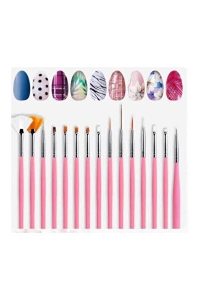Nail Master 15li Nail Art Tırnak Süsleme Fırça Seti