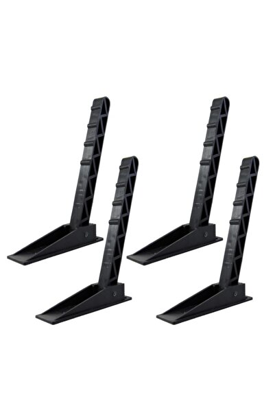 Genel Markalar Sofra Ayağı Plastik Katlanır Yer Sofrası Sini Altı 4'lü 23 Cm