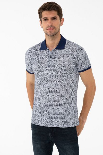 Pierre Cardin Ανδρικό μπλουζάκι Navy Blue - G021GL011.000.1315253