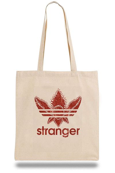 QIVI Geantă de stofa Stranger Floare Rosie