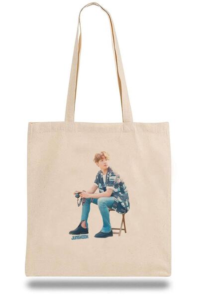 QIVI Tkanina Torba K Pop Jeon Jungkook K Pop Korejski