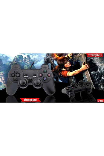 Concord C-850 Usb Game Pad 2.0 Joystick Oyun Kol Titreşimli