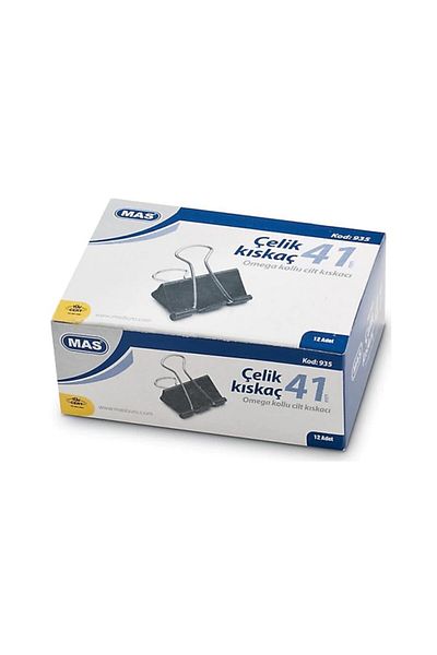 Mas Bınder Clip Black 41 Mm 935