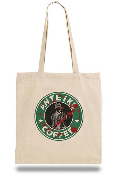 QIVI Tote Bag Anime Tokyo Ghoul Anteiku Coffee