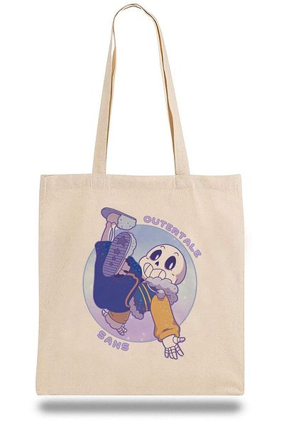 QIVI Geantă de tote Undertale Sans