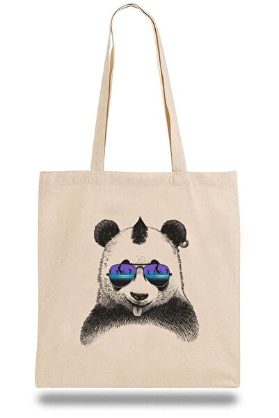 QIVI Tkanina Torba Panda
