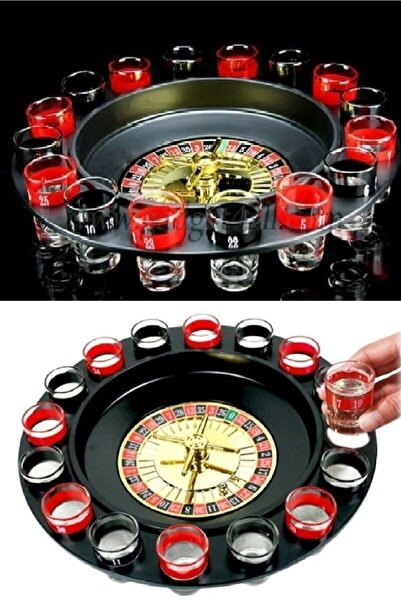 Genel Markalar Rus Ruleti Drinking Roulette Shot Bardaklı Tekila Içki Oyun Se...