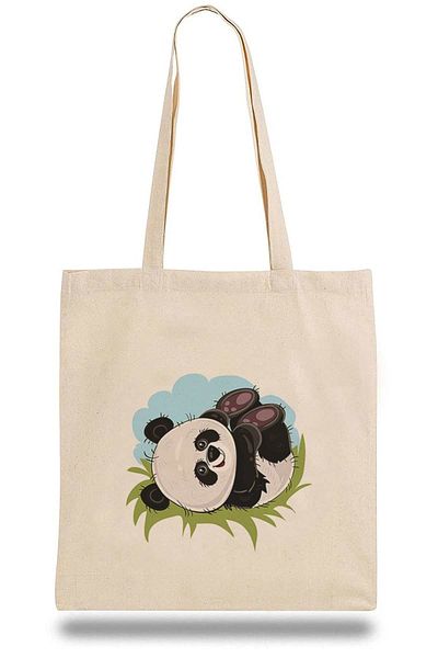 QIVI Geantă de stofa Panda