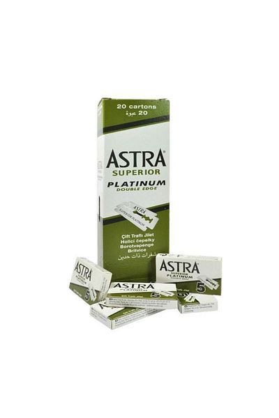 Gillette Astra Double Sided Razor 100 Pieces Chart