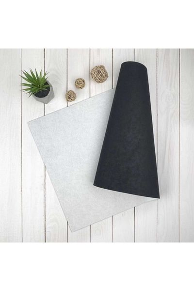 Evsebu Red Gray Heart Pattern Multi-Purpose Bath Mat