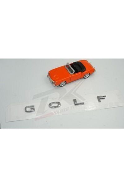 Golf Volkswagen 7 Luggage 3m 3d New Generation Chrome Abs Lettering Logo Emblem