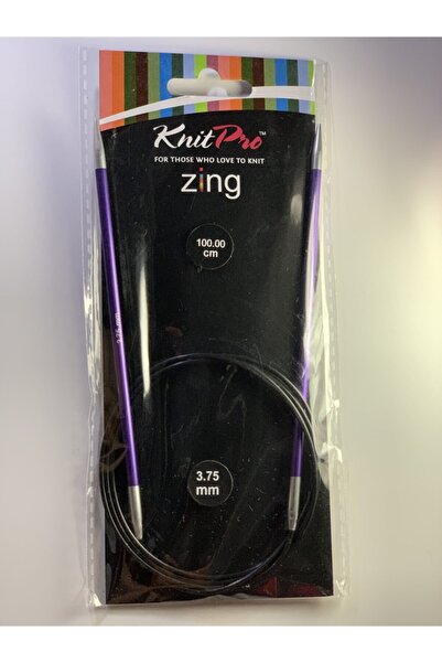 KnitPro Zing Misinalı Şiş 100 cm 3.75 mm