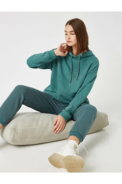 Koton Hanorac verde Respect Life pentru femei - Respect for Life, hanorac cu ...