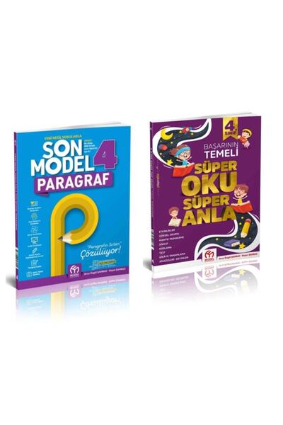 Model Yayınları 4.sınıf Son Model Paragraf - Süper Oku Anla - Süper Set!