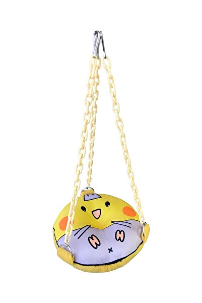 Kuşarkadaşım Cockatiel Round Bagel Swing Double Sided Swing Toy