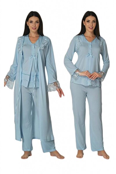 Effort Pijama طقم بيجامة للحوامل من Effort 2424 باللون الأزرق