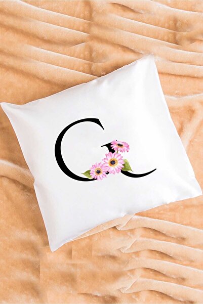 Hedizu Подушка з квітковим візерунком і літерою G