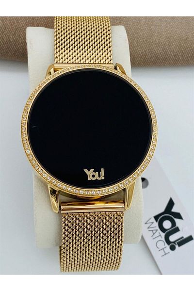 You Watch Yw3121 ساعة يد نسائية مرصعة بالأحجار