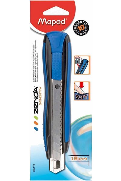 Maped Utility Knife 18 Mm Metal PlsZenoa Blister