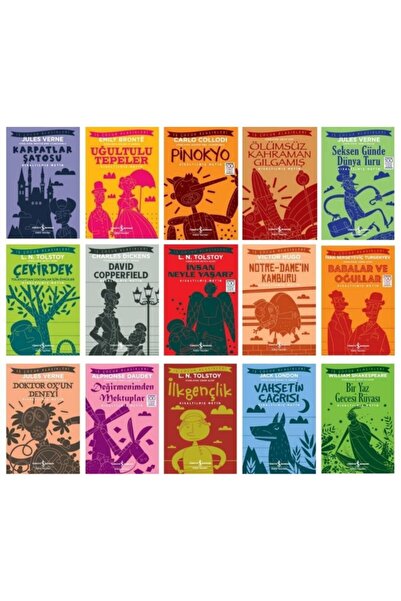 TÜRKİYE İŞ BANKASI KÜLTÜR YAYINLARI Ilköğretim Dünya Çocuk Klasikleri Yüz Tem...