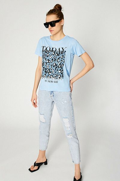 Koton Tricou albastru pentru femei