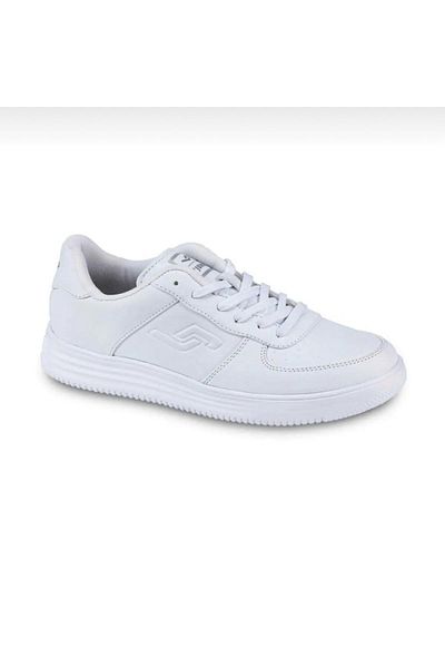 Jump Tenis alb cu șireturi pentru femei