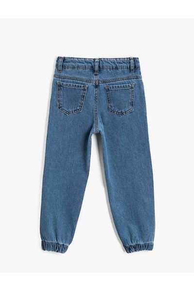 Koton Girl's Indigo Jean Trousers