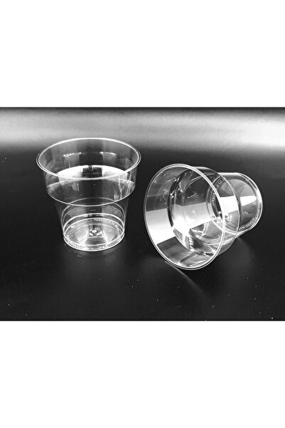 Genel Markalar Plastik Kristal Bardak 100 Adet
