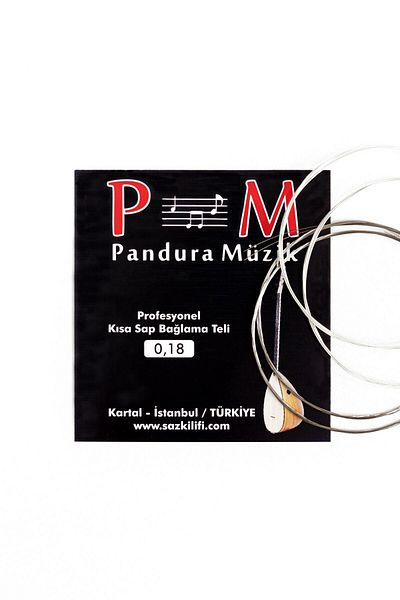 PANDURA MÜZİK سلك ربط ذو ساق قصيرة احترافي من الفولاذ المقاوم للصدأ 0.18
